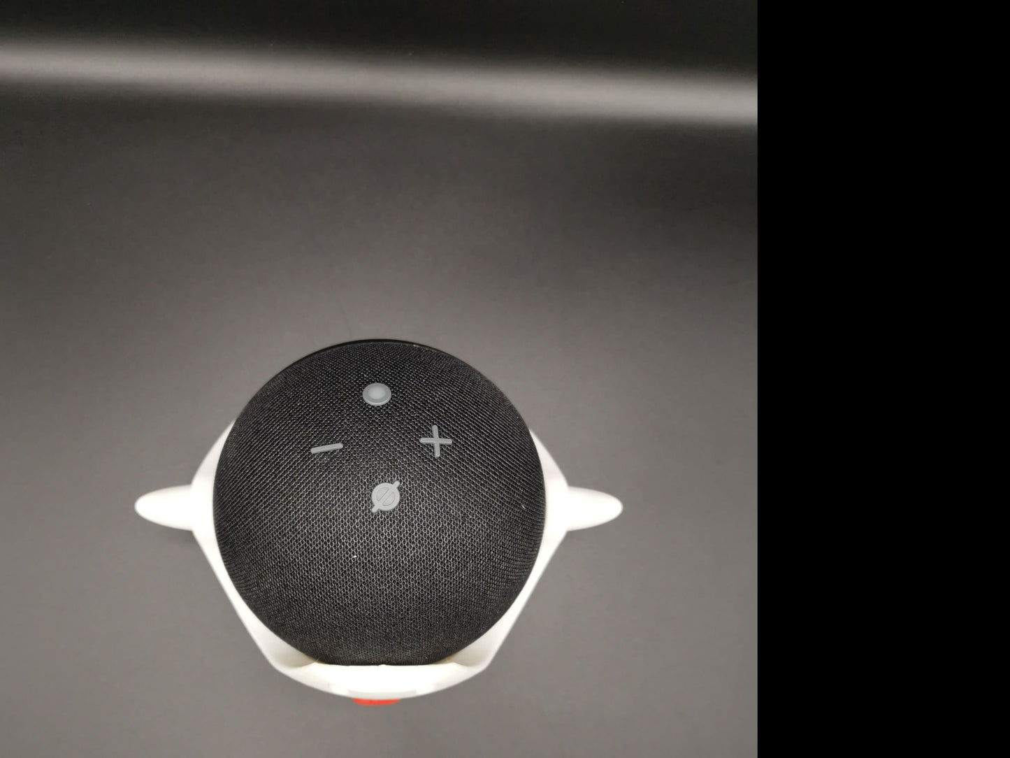 Alexa Echo Boo holder with echo inside from the top