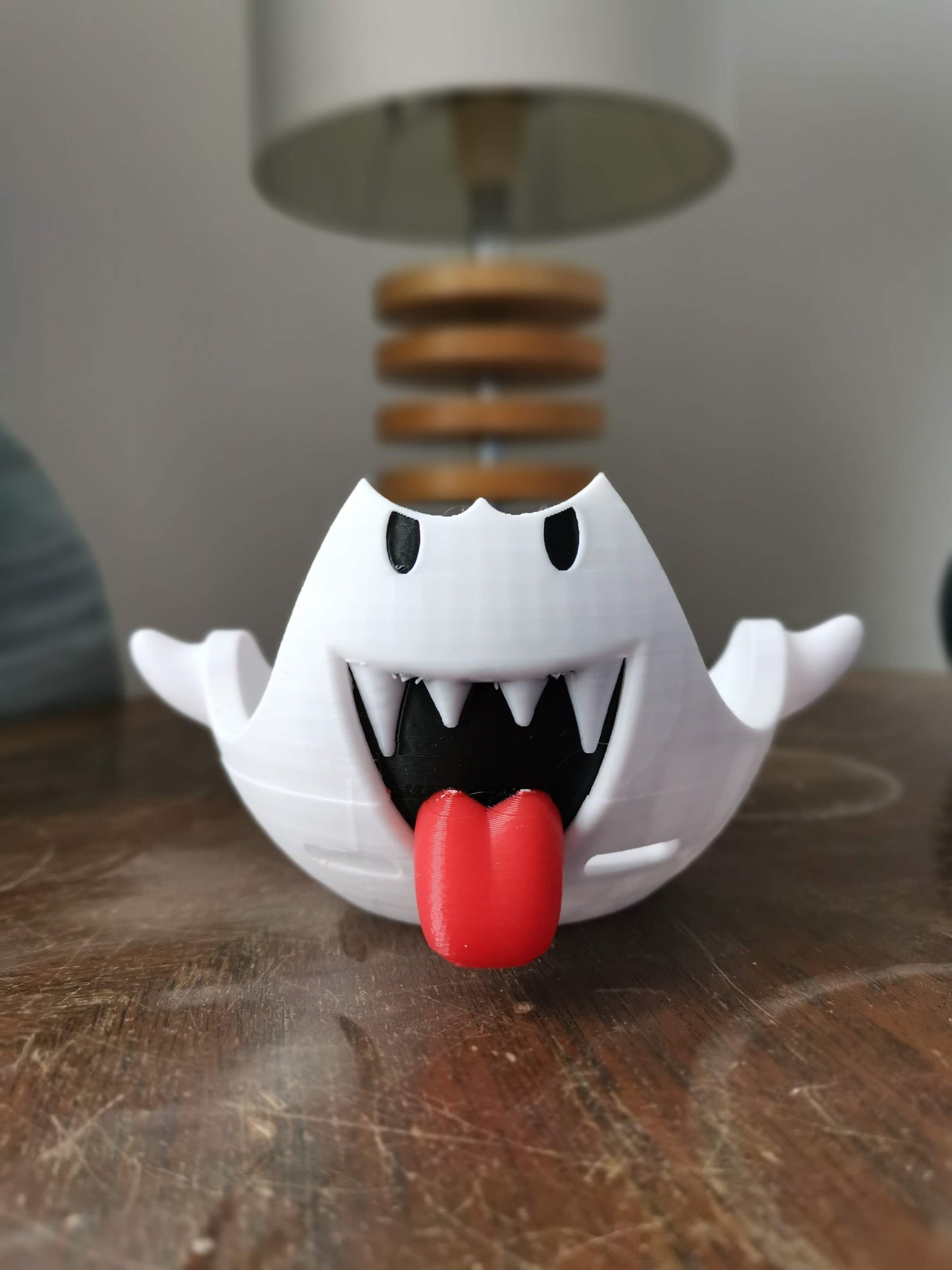Alexa Echo Boo holder without echo inside from front angle