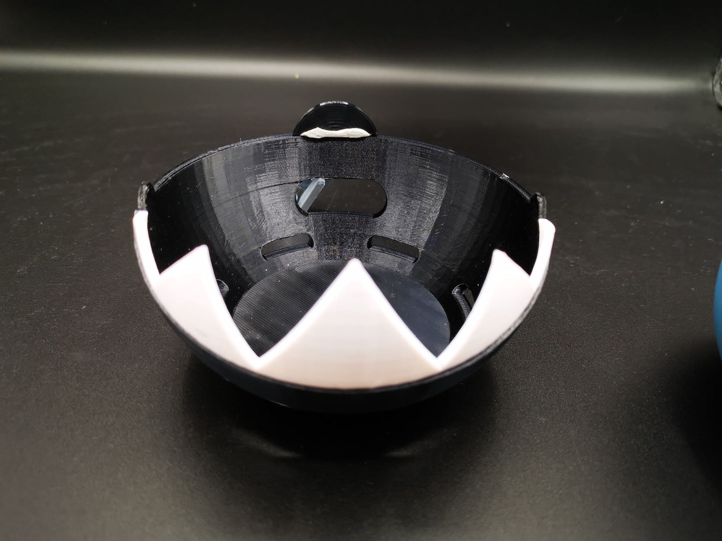 Chain Chomp Alexa Echo holder without Alexa Echo from front angle