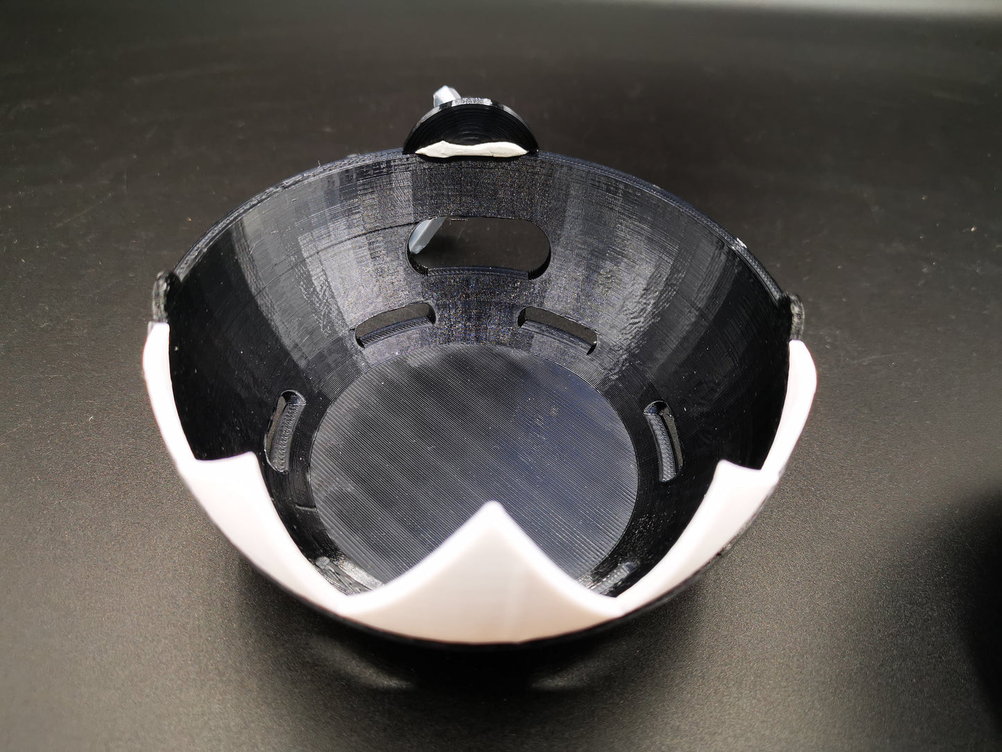 Chain Chomp Alexa Echo holder without Alexa Echo from top angle