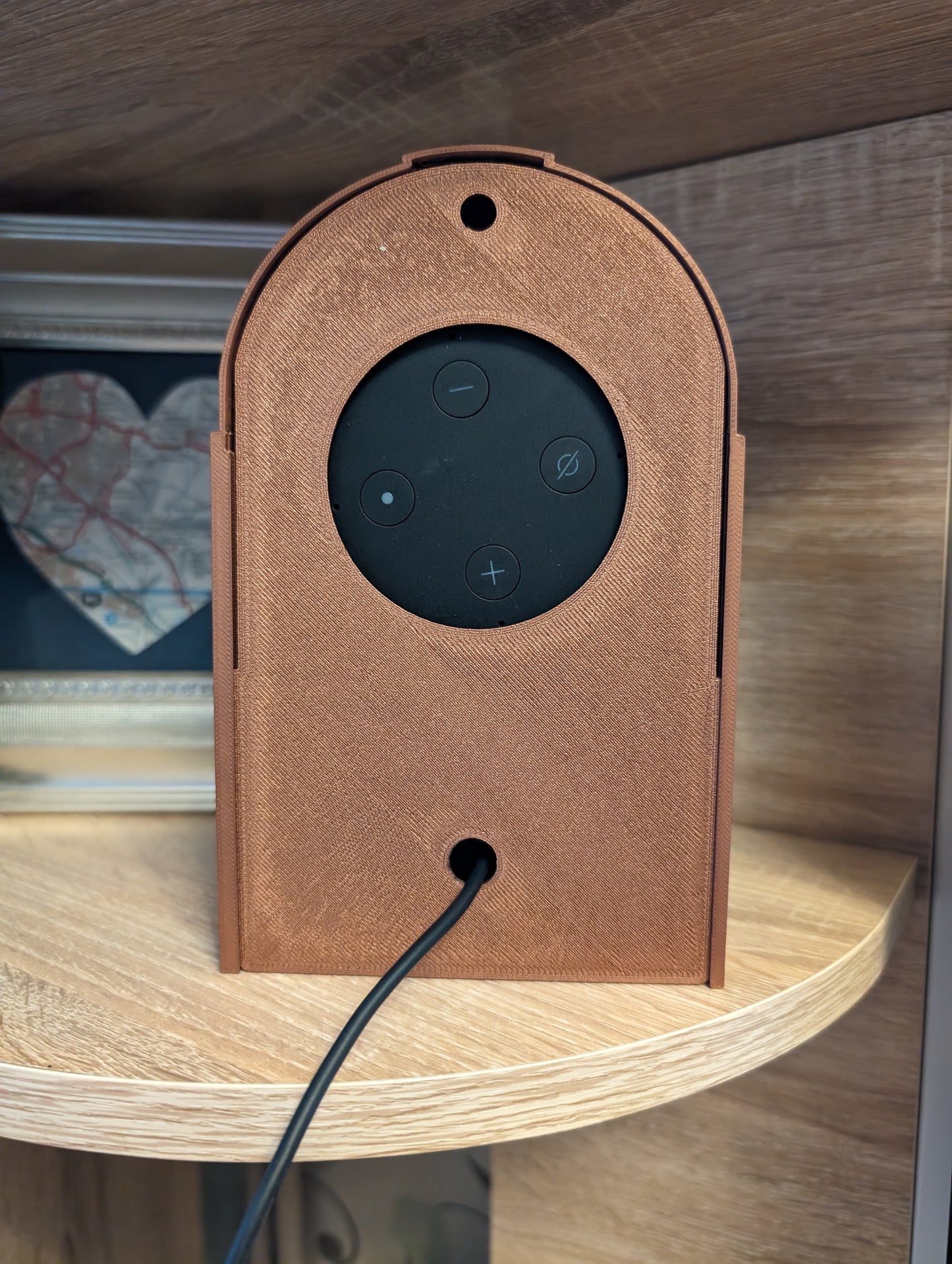Jukebox cover for Alexa Echo from back