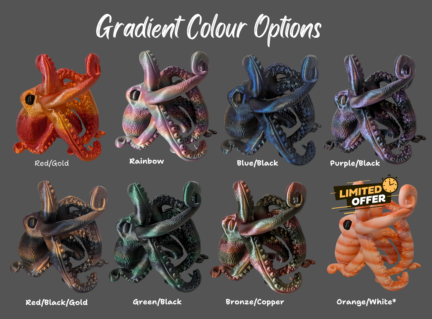 Octopus Rum Bottle Holder – Home bar decor for spirits, wine and smaller bottles