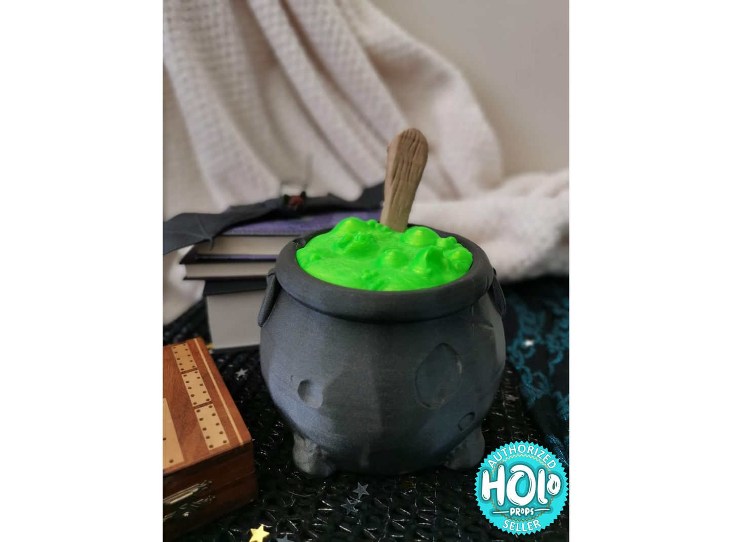 Witches cauldron with licensed seller badge
