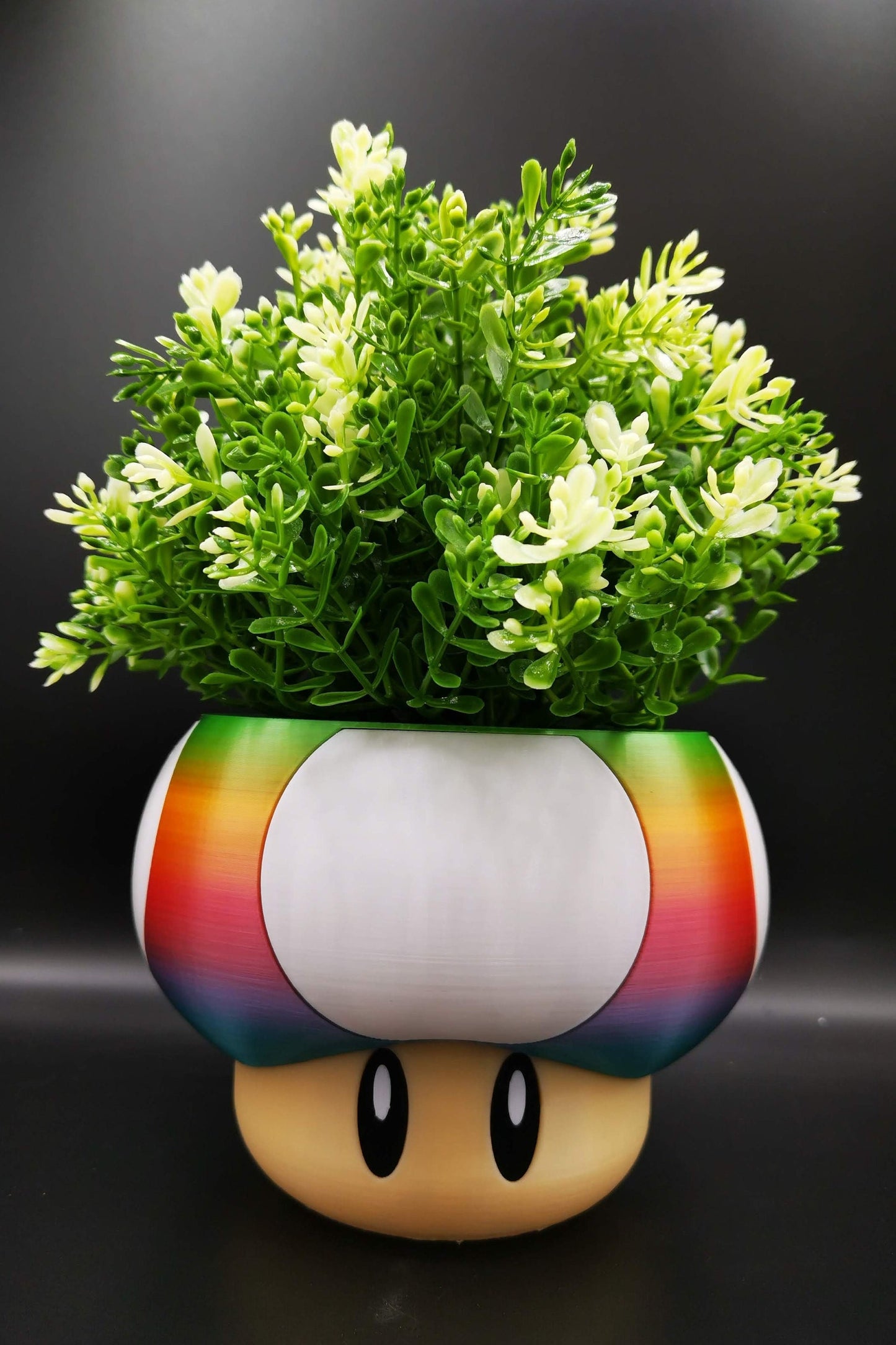 Mario mushroom planter - Various colours and sizes! / Super Mario Toadstool plant pot / Gaming room decor / housewarming gift for new home