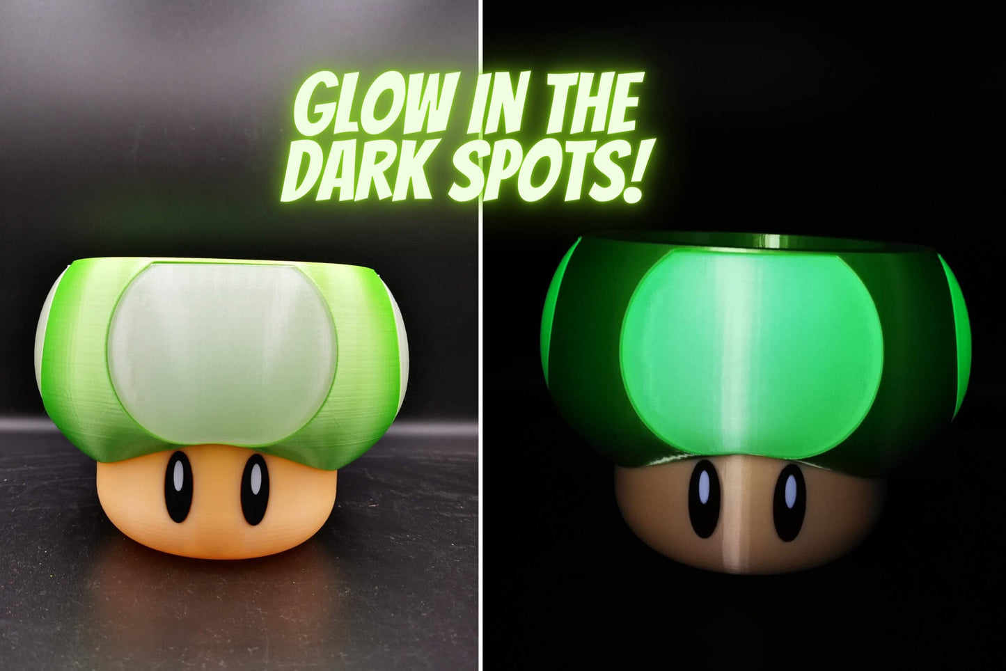 Mario mushroom planter - Various colours and sizes! / Super Mario Toadstool plant pot / Gaming room decor / housewarming gift for new home