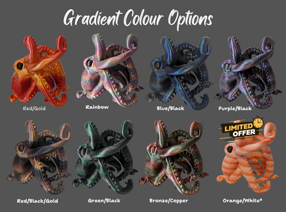 Octopus Rum Bottle Holder – Home bar decor for spirits, wine and smaller bottles