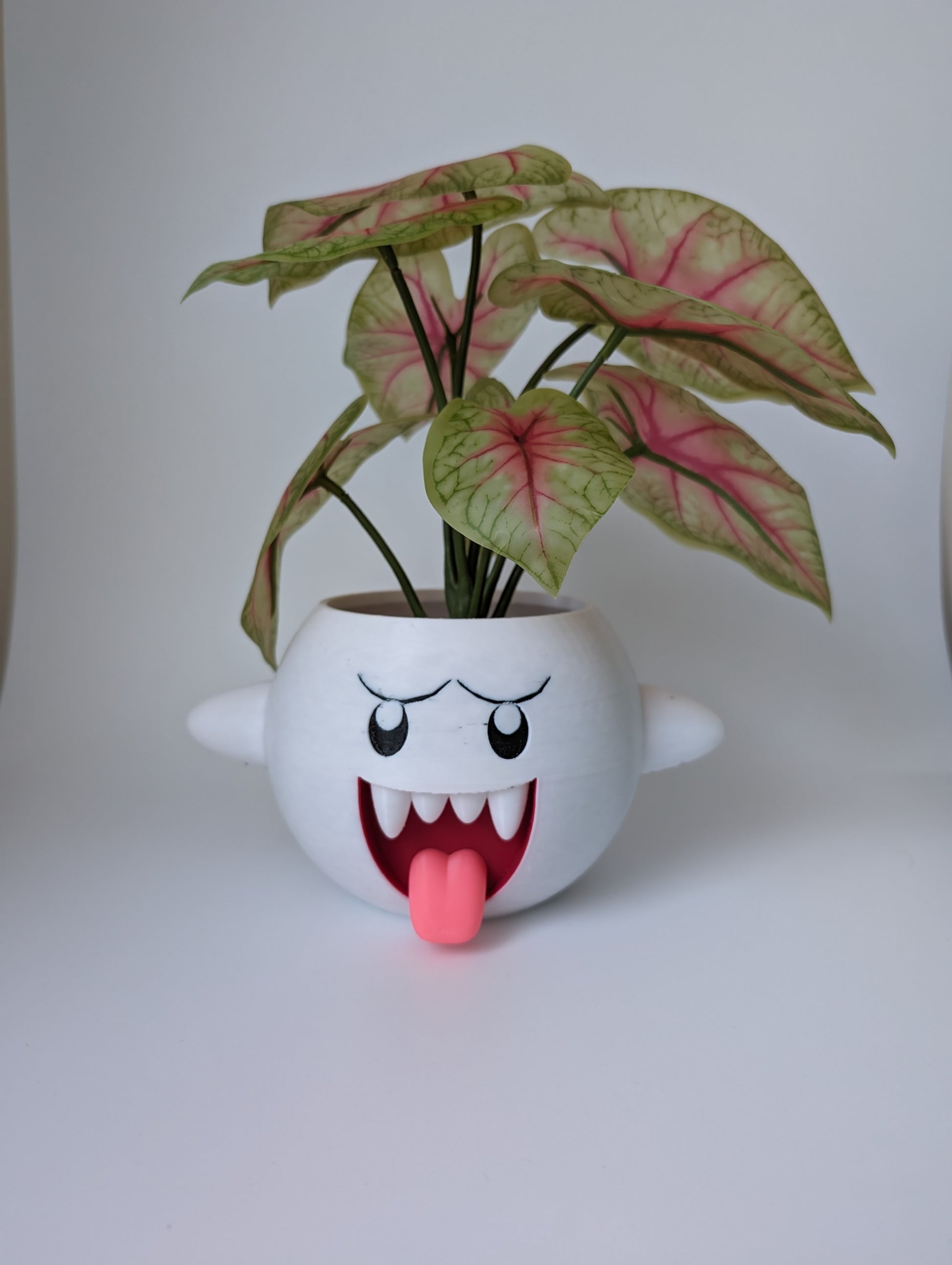 Mario Boo planter from the front