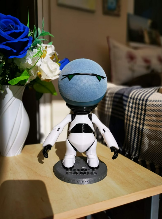 Marvin the Android Alexa Echo holder