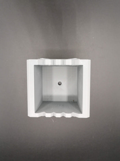 Thwomp Mario planter from the top