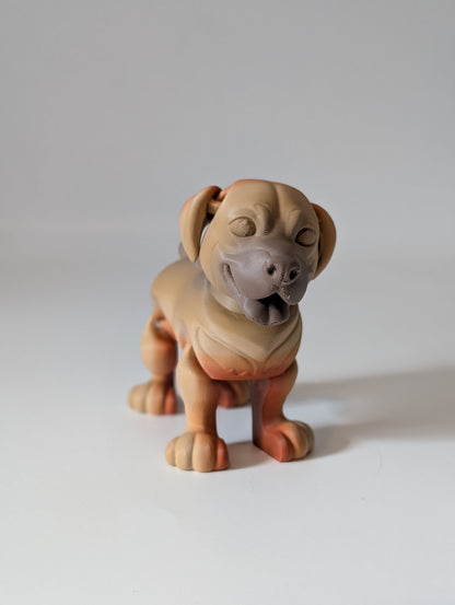 Articulated Dog Fidget Toy – posable 3D printed dog, product photo 7 of 17