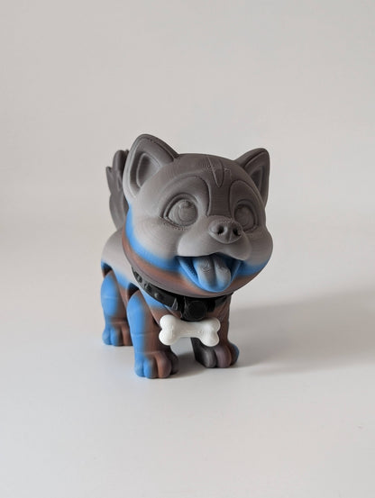 Articulated Dog Fidget Toy – posable 3D printed dog, product photo 8 of 17