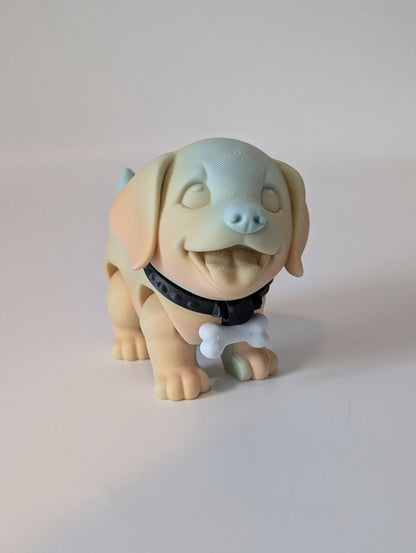 Articulated Dog Fidget Toy – posable 3D printed dog, product photo 9 of 17