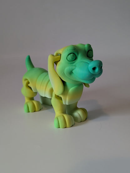 Articulated Dog Fidget Toy – posable 3D printed dog, product photo 12 of 17