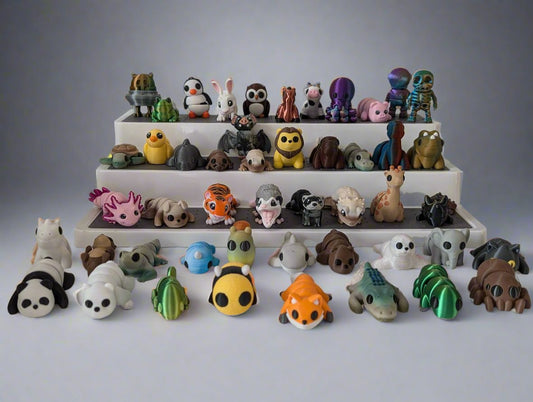 Baby Animal Fidget Toys – 3D printed articulated pocket pals, product photo 1 of 9