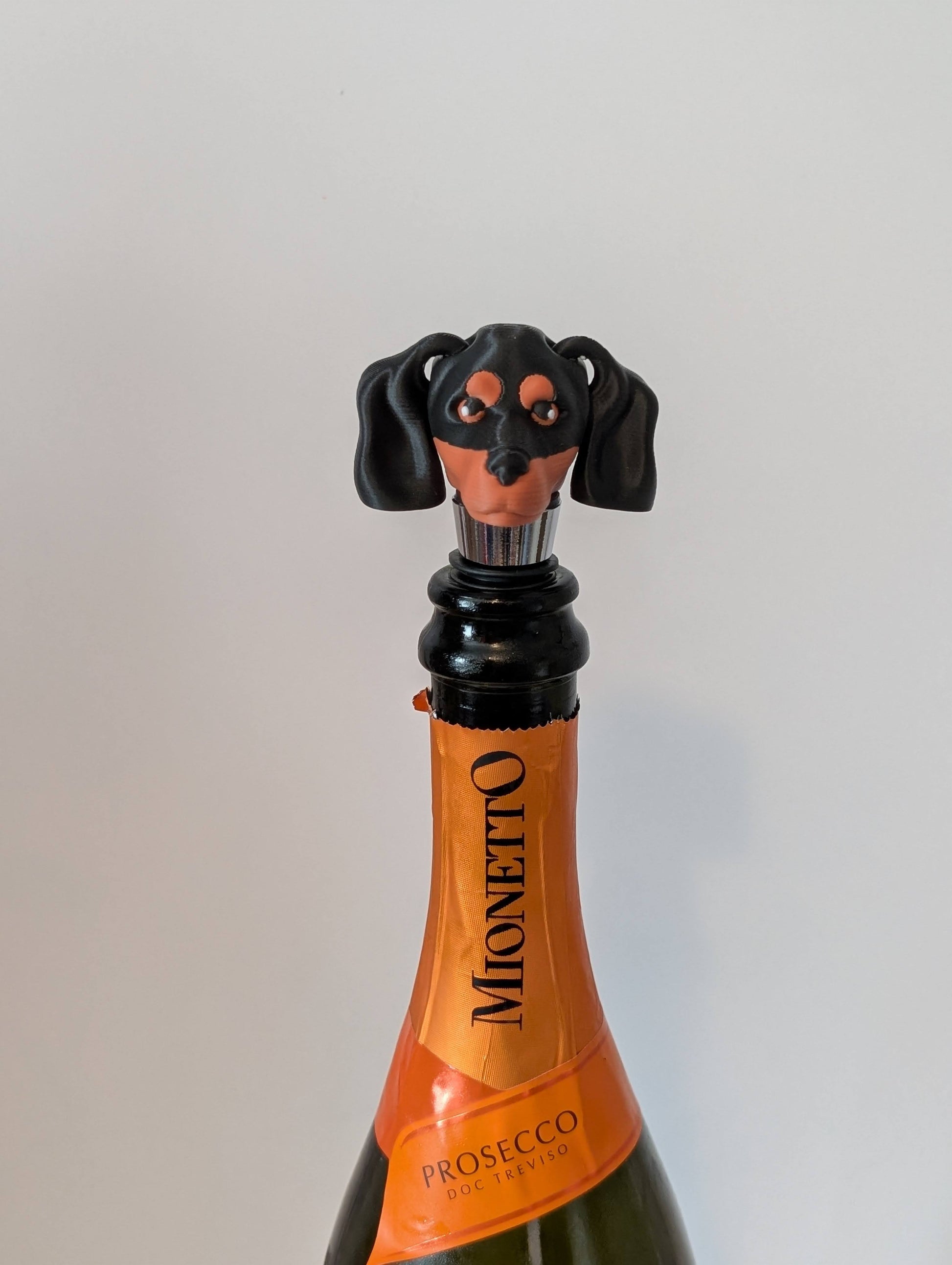 Dog Wine Bottle Stopper – 3D printed dog breed, product photo 2 of 8
