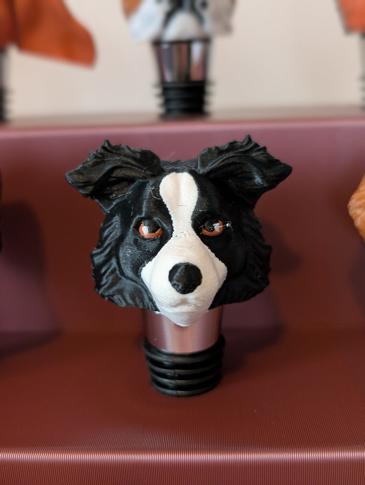 Dog Wine Bottle Stopper – 3D printed dog breed, product photo 4 of 8