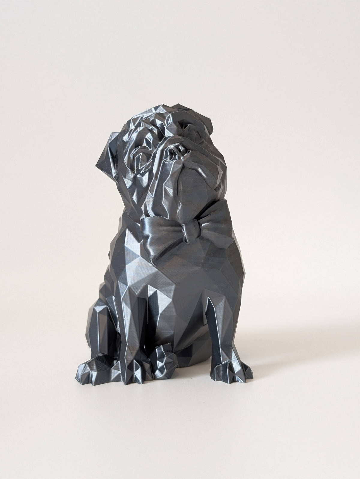 Low-Poly Dog Ornament – geometric 3D printed dog breed, product photo 3 of 11