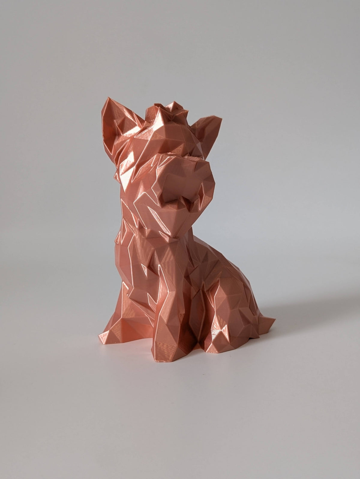 Low-Poly Dog Ornament – geometric 3D printed dog breed, product photo 8 of 11