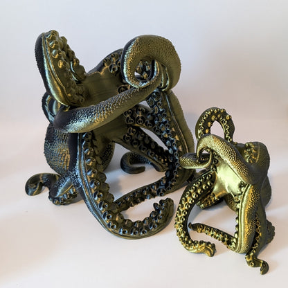 Octopus Bottle Holder for Rum & Wine – 3D printed kraken decor, product photo 10 of 11