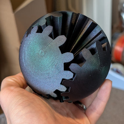 Planetary Gear Fidget Spinner – 3D printed desk toy, product photo 1 of 10