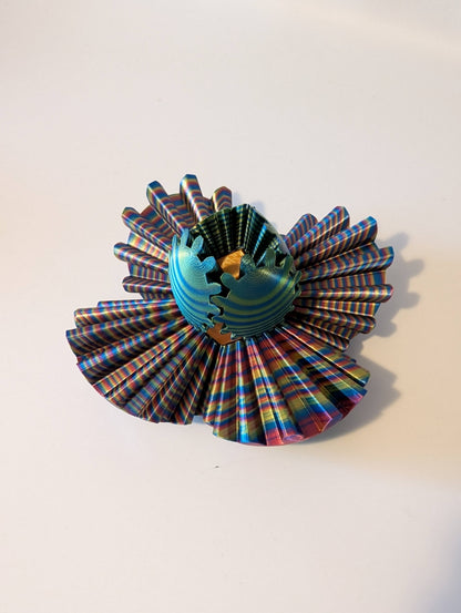 Planetary Gear Fidget Spinner – 3D printed desk toy, product photo 6 of 10