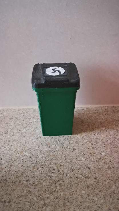 Desktop Miniature Waste Bin for Toothpicks, Cotton Wool Buds, Wipes & More