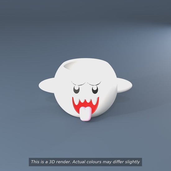 360 degree video of the Mario Boo planter, empty and then with a plant