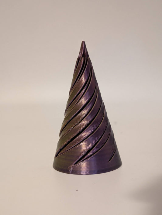 Spiral Cone Fidget Toy – 3D printed sensory desk toy, product photo 1 of 3