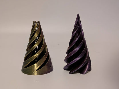 Spiral Cone Fidget Toy – 3D printed sensory desk toy, product photo 2 of 3