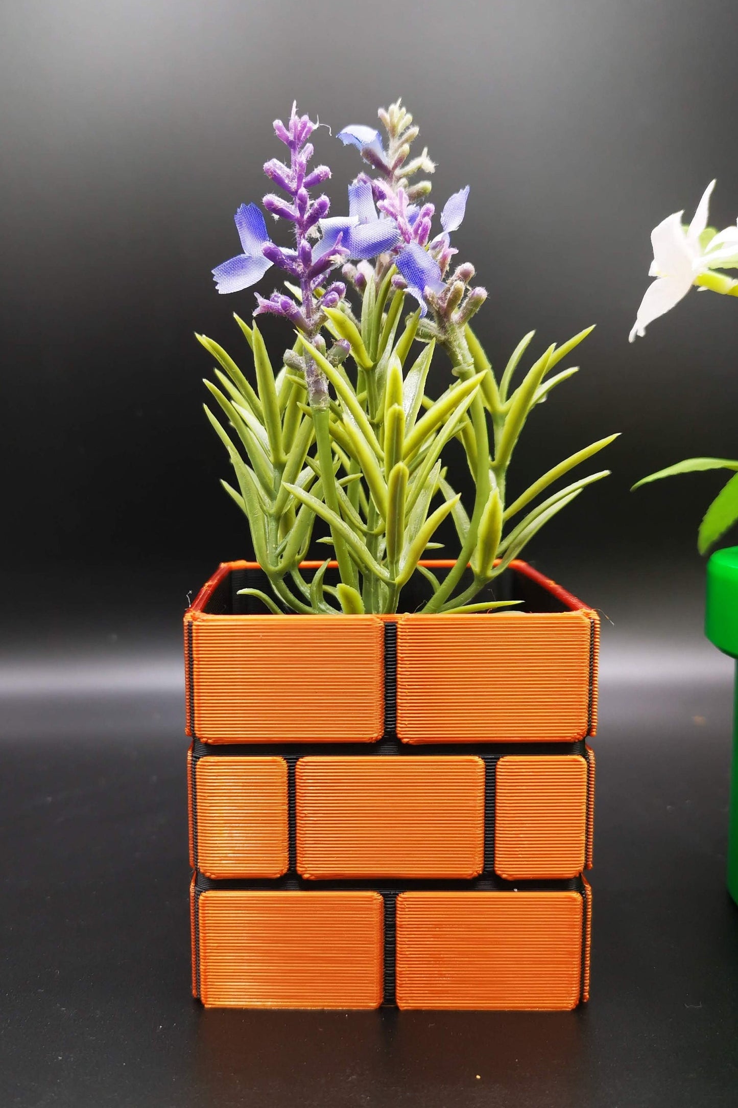 Super Mario planter set - Various sizes! / Super Mario flower plant pot / housewarming gift for new home / Gaming room home decor / desk pot